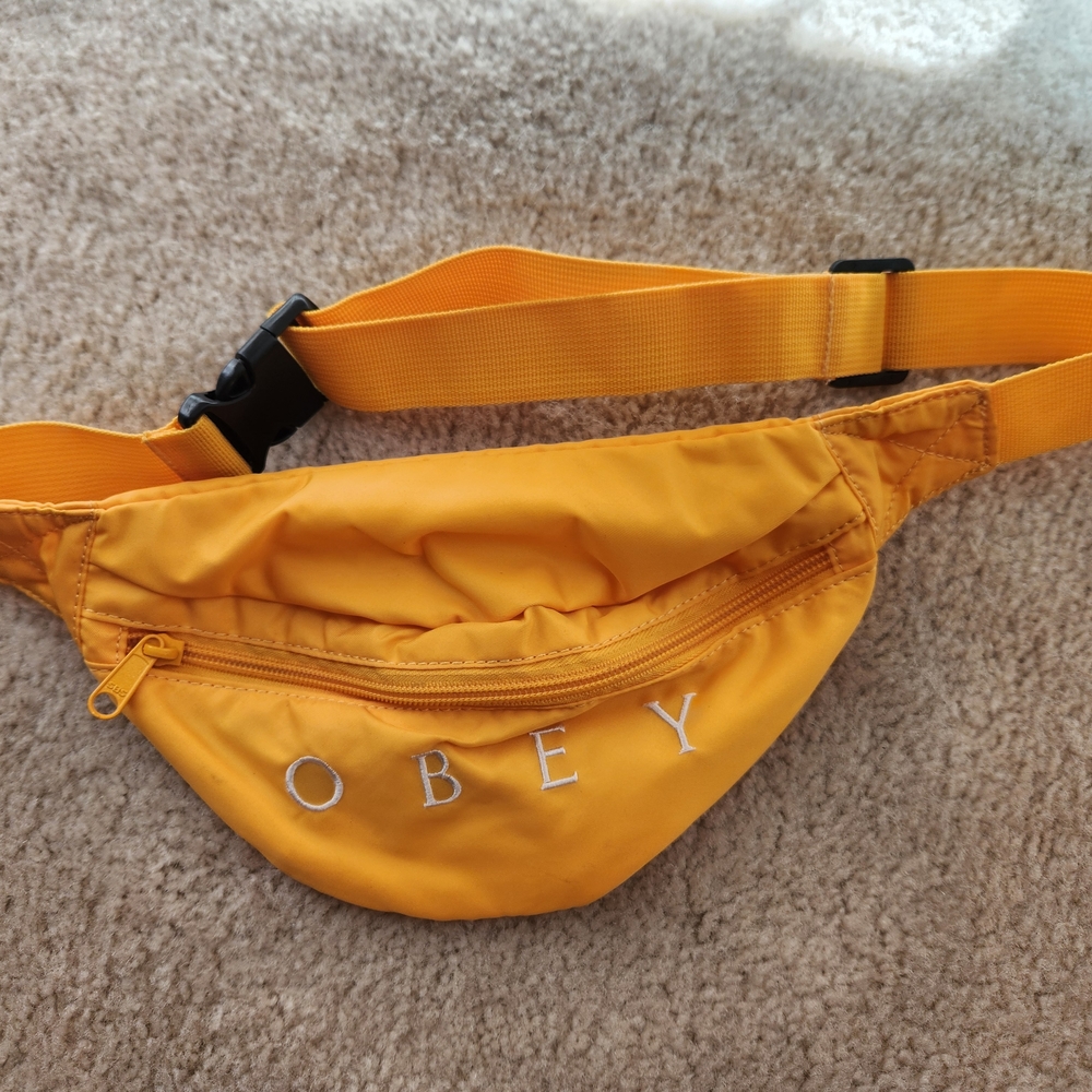 Obey Yellow Waist Bag - Men's Fanny Pack